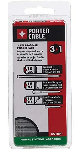 Porter-Cable Porter Cable Brad Nail 18 Ga 1-1/4 ", 2 ", 5/8 " 1 Porter-Cable Porter Cable Brad Nail 18 Ga 1-1/4 ", 2 ", 5/8 "
