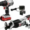 Porter-Cable 20V MAX Cordless Drill Combo Kit with Reciprocating Saw, 2-Tool (PCCK603L2)