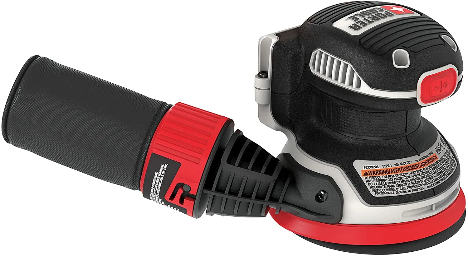 Porter-Cable 20V MAX Random Orbital Sander, Cordless, 5-Inch, Tool Only (PCCW205B) 1 Porter-Cable 20V MAX Random Orbital Sander, Cordless, 5-Inch, Tool Only (PCCW205B)