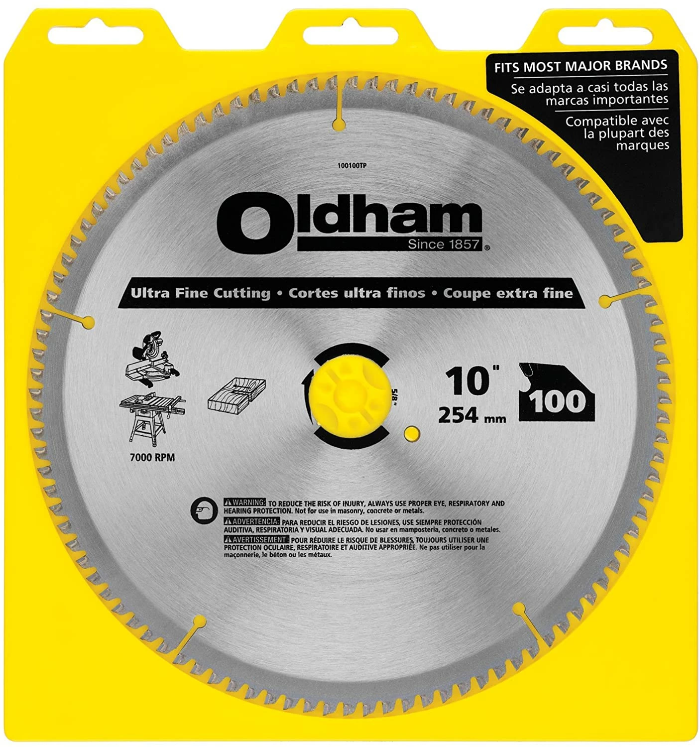 Porter-Cable Oldham 100100TP 10-Inch 100T Carbide Saw Blade Ultra Finishing/Plywood 1 Porter-Cable Oldham 100100TP 10-Inch 100T Carbide Saw Blade Ultra Finishing/Plywood