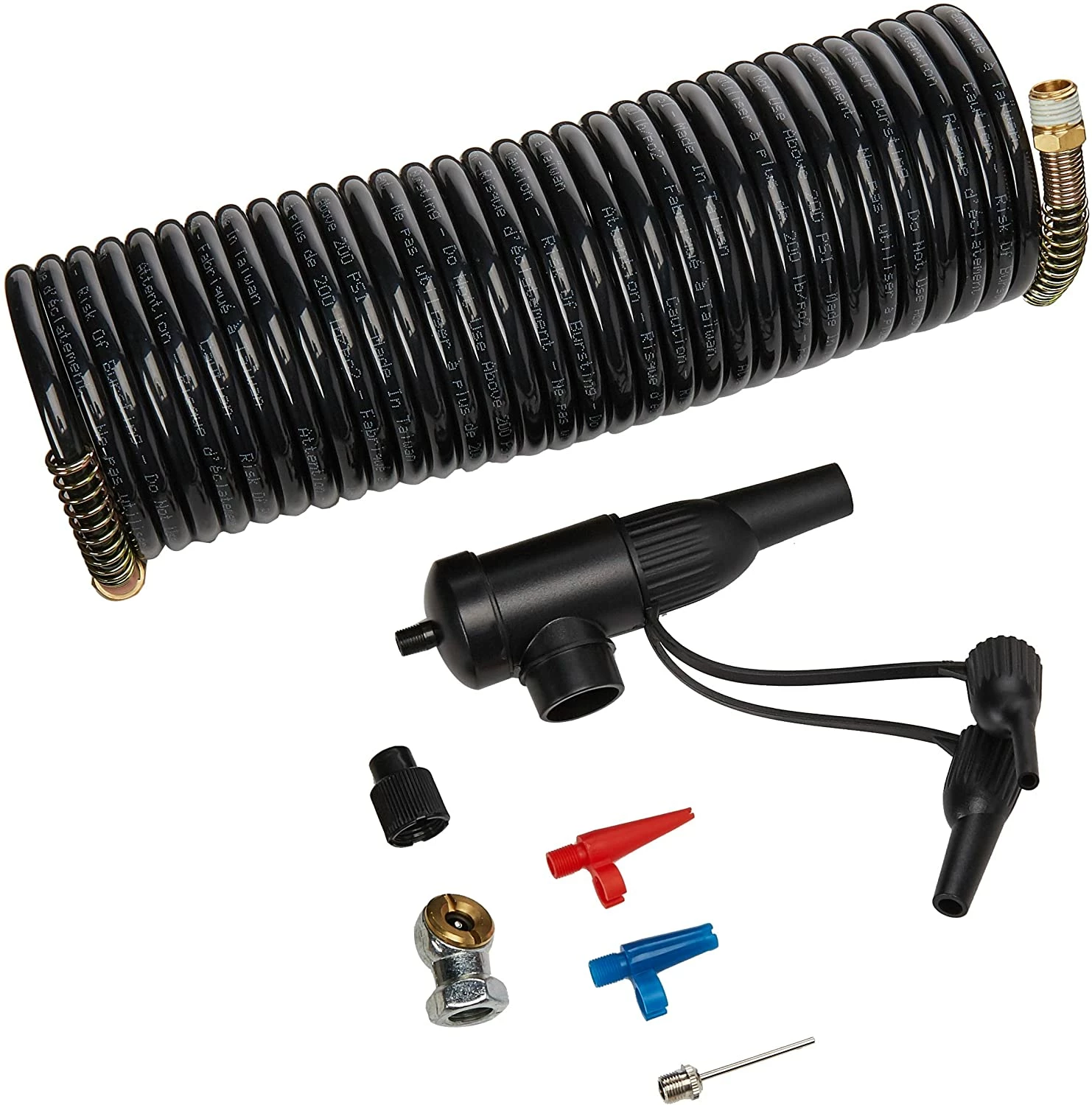 Porter-Cable Air Compressor Kit, 1.5 Gallon, Oil-Free, Fully Shrouded, Hand Carry, 25-Feet Hose (CMB15) 2 Porter-Cable Air Compressor Kit, 1.5 Gallon, Oil-Free, Fully Shrouded, Hand Carry, 25-Feet Hose (CMB15) - Image 2