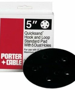 PORTER-CABLE Hook And Loop Pad for Model 333 Sander, 5-Inch, 2-Pack (13904)