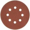 PORTER-CABLE 735801225 5-Inch 8-Hole Hook and Loop 120 Grit Sanding Discs (25-Pack)