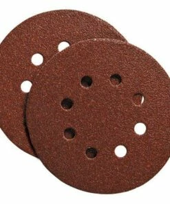 PORTER-CABLE 735801825 5-Inch Hook and Loop Ao 8 Hole 180G Disc (25-Pack)