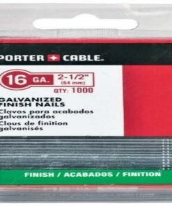 PORTER-CABLE PFN16250-1 2-1/2-Inch, 16 Gauge Finish Nails (1000-Pack)