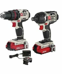 PORTER-CABLE 20V MAX Cordless Drill Combo Kit, 2-Tool (PCCK602L2)