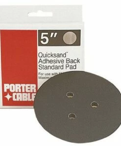 porter-cable 13900 5-inch standard adhesive-back sanding pad (for 332 random orbit sander)-inch