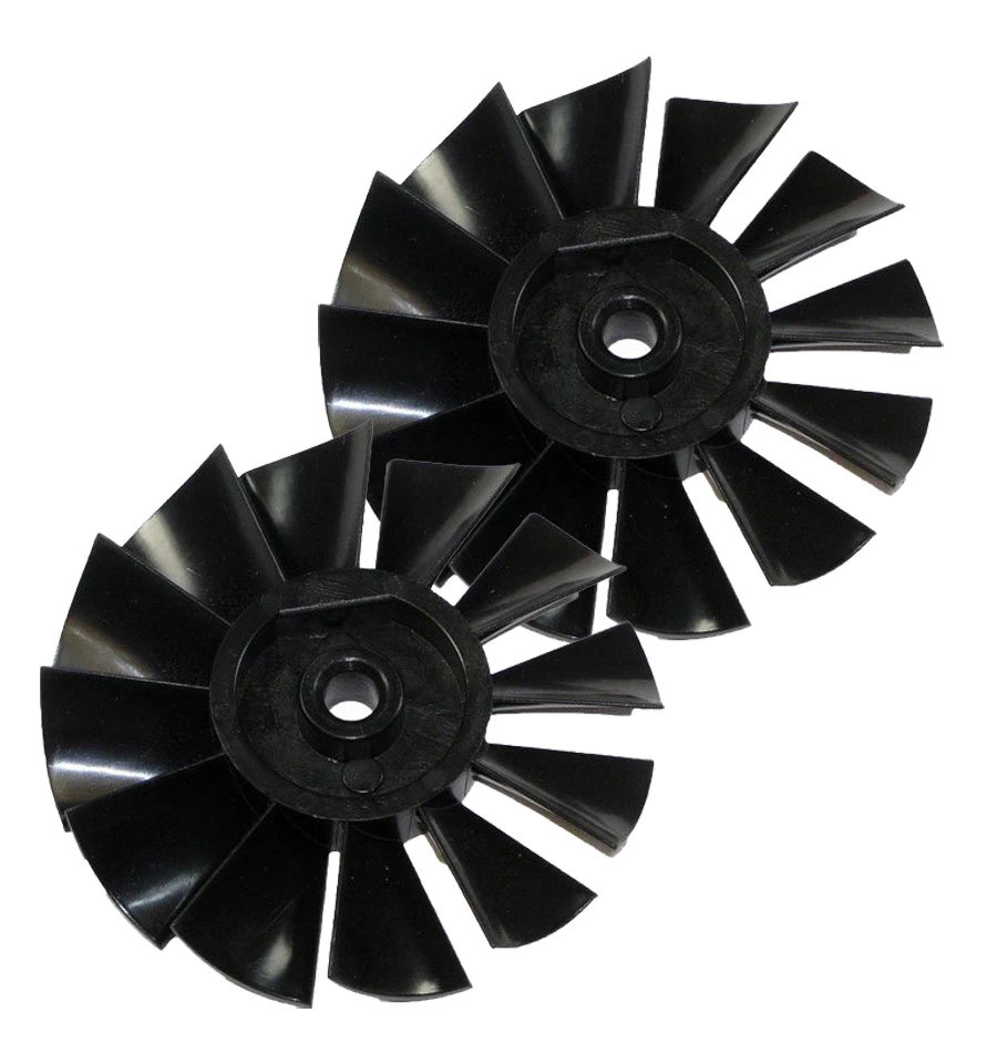 Porter-Cable Porter Cable C2002 Air Compressor 2 Pack Replacement 8mm Motor Fan # D24595-2PK 2 Porter-Cable Porter Cable C2002 Air Compressor 2 Pack Replacement 8mm Motor Fan # D24595-2PK - Image 2