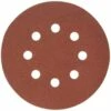 porter-cable 735801205 5-inch 120 grit eight-hole hook & loop sanding discs (5-pack)