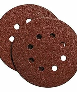 porter-cable 735801825 5-inch hook and loop ao 8 hole 180g disc (25-pack)
