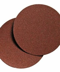 porter-cable 736000825 6-inch hook and loop aluminum oxide no hole 80g disc (25-pack)
