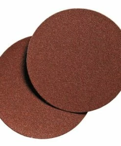 porter-cable 736001225 6-inch hook and loop aluminum oxide no hole 120g disc (25-pack)