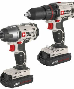 Porter-Cable PCCK604L2 20V Cordless Drill Driver and Impact Driver Combo Kit
