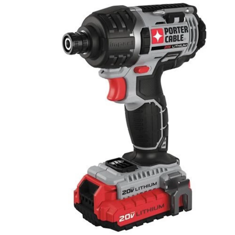 Porter-Cable PCCK640LB 20V MAX Cordless Lithium-Ion 1/4" Hex Impact Driver 2 Porter-Cable PCCK640LB 20V MAX Cordless Lithium-Ion 1/4" Hex Impact Driver - Image 2