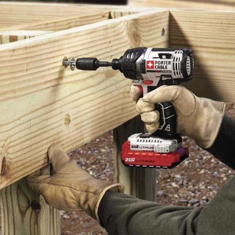Porter-Cable PCCK640LB 20V MAX Cordless Lithium-Ion 1/4" Hex Impact Driver 6 Porter-Cable PCCK640LB 20V MAX Cordless Lithium-Ion 1/4" Hex Impact Driver - Image 6