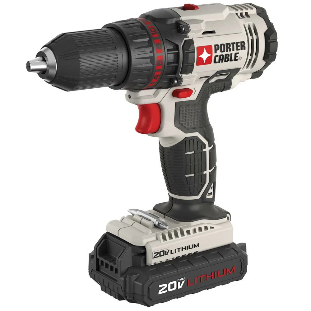 Porter-Cable PCC601LB 20V MAX* 1/2-Inch Lithium Ion Drill/Driver 1 Porter-Cable PCC601LB 20V MAX* 1/2-Inch Lithium Ion Drill/Driver